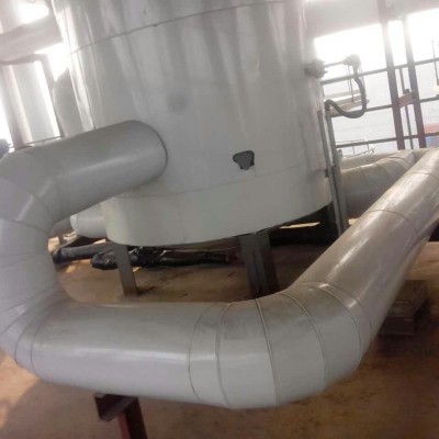 蒸汽管道白铁皮玻璃棉保温施工流程管道保温施工队
