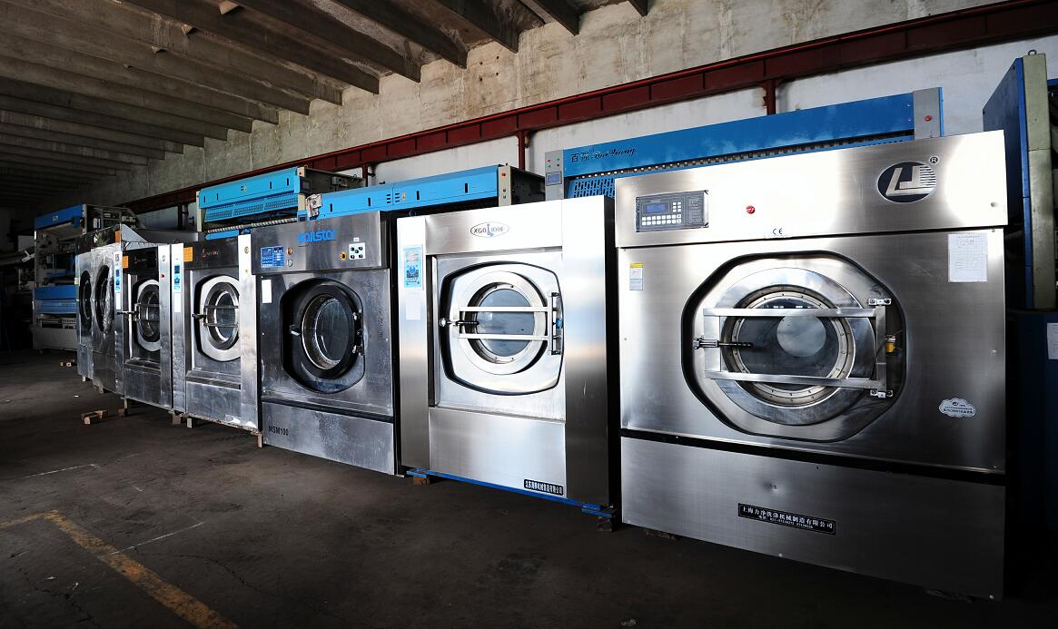 天津转让海狮100公斤二手水洗机 大型二手电加热烘干机