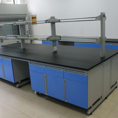 实验台实验室工作台化验室中央台钢木实验台全钢边台化学桌通风柜