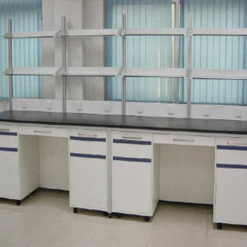 实验室工作台化验室操作台全钢实验台钢木边台中央台化学试验桌柜