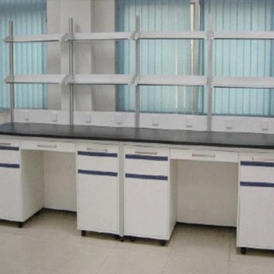 实验室工作台化验室操作台全钢实验台钢木边台中央台化学试验桌柜