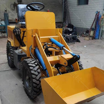 新型全电动装载铲车 小型工程转载机 养牛厂用铲粪铲车