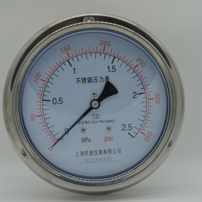 供应YXC-103B-F 耐蚀磁助电接点压力表 价格美丽