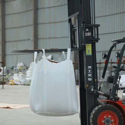 山东吨袋生产厂家批发1吨集装袋吨包4吊环软托盘方底加厚