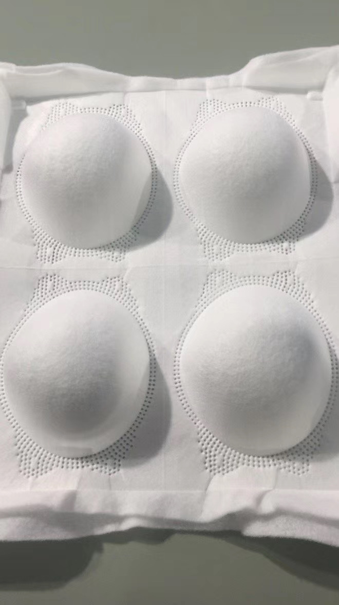 厂家供应白色针刺棉 杯型口罩热熔棉 N95口罩定型棉