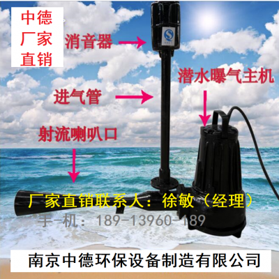 QSB型潜水射流曝气机运行现场及特点；供应潜水射流式曝气机