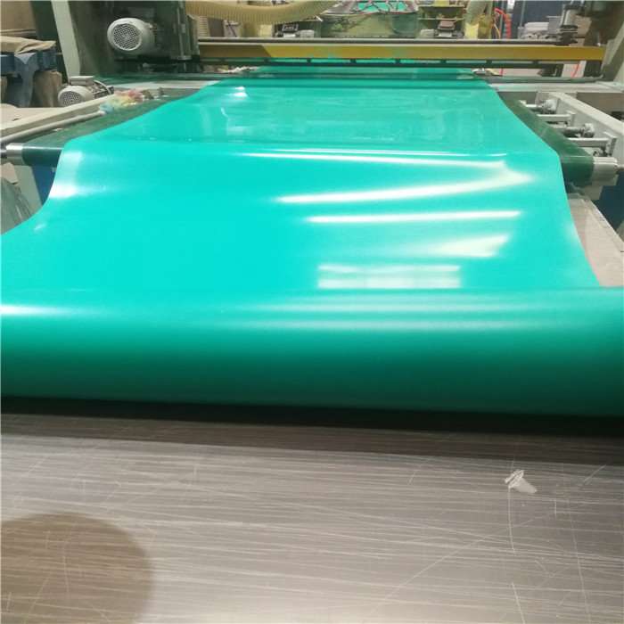 1-15mm地垫 绿色PVC软板 防潮耐酸碱PVC软塑胶板