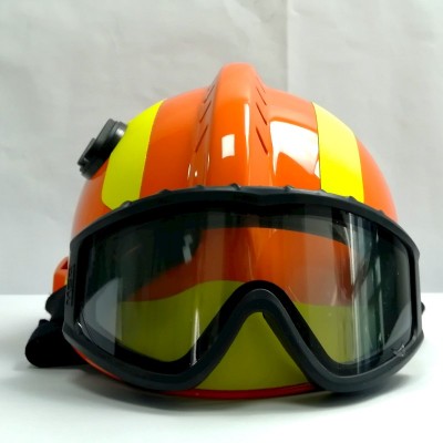 梅思安F2XTREM红黑色眼罩防爆手电欧式消防救援头盔