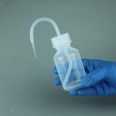 实验室PFA洗瓶300ml广口瓶 耐酸碱聚四氟乙烯清洗瓶