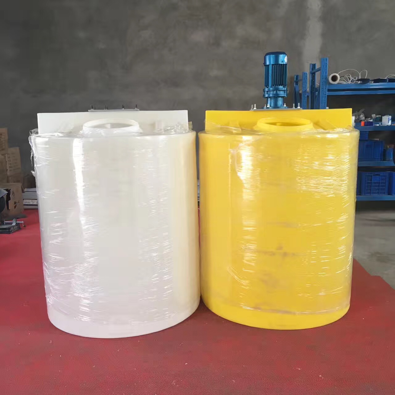水处理加药装置污水处理桶1T塑料PE搅拌桶