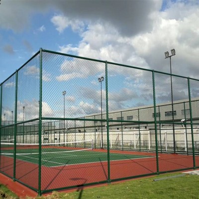 广州篮球场勾花护栏网防攀爬网球场围网笼式足球场围网