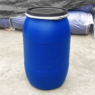 大开口200升塑料桶200L蓝色化工桶