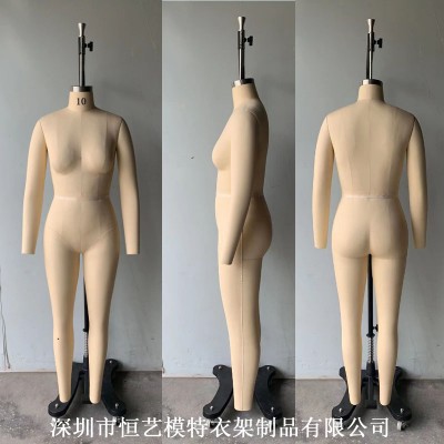 上海欧版裁剪模特-女装全身试衣公仔