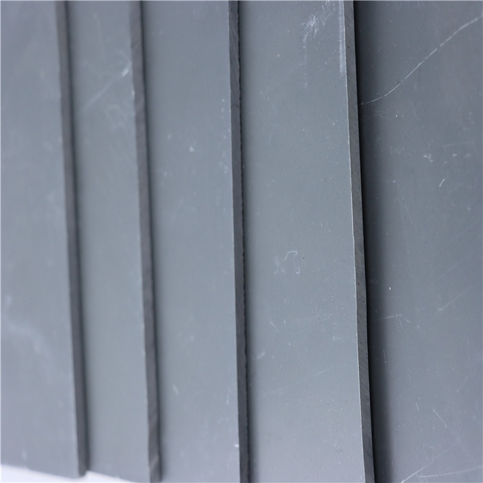 厂家直营全新料灰色PVC板材耐磨PVC塑料板 防水阻燃耐酸碱