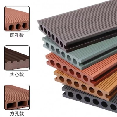 室外木塑栈道地板供应 生态木地板家装阳台户外木塑地板