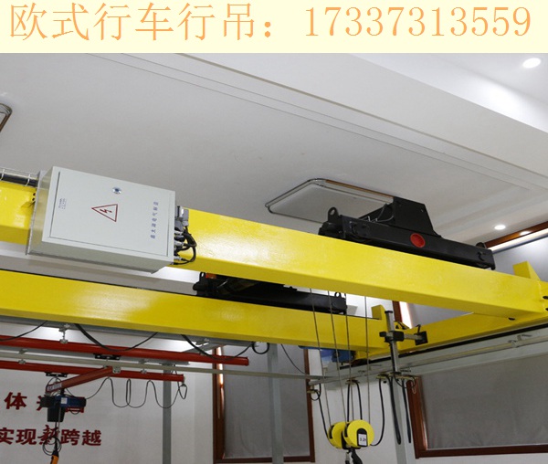 广东梅州欧式行吊厂家 5吨在厂房使用