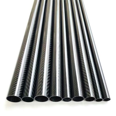 高强度表面亮光碳纤维管碳纤维制品汽摩配机械电子产品碳纤维管材