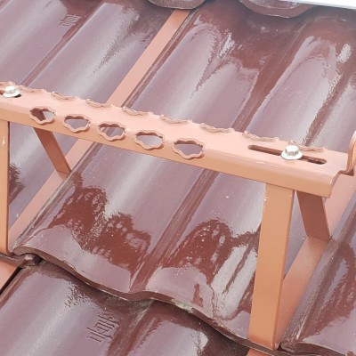 可调整屋顶爬梯 热镀锌板 屋顶步梯