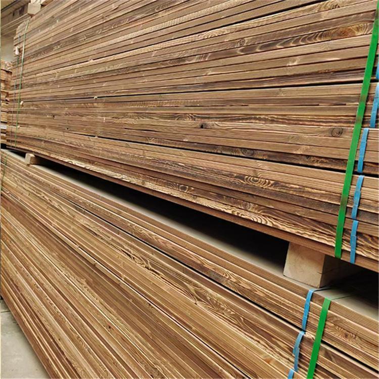 营口碳化木 深度碳化木厂家 碳化木地板料 支持订制