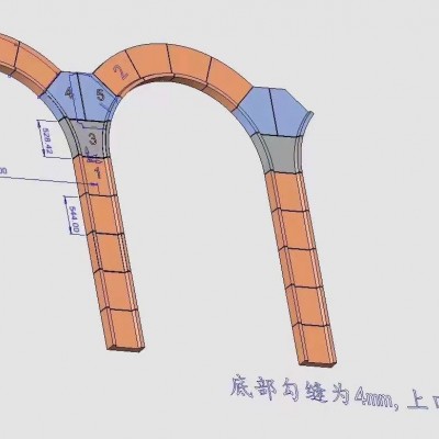 拱形护坡模具拱形骨架护坡钢模具实体展示