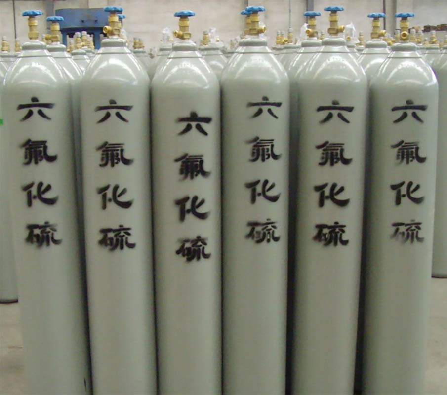 六氟化硫灭弧气体无电抗性液化瓶装气绝缘性组合器等离子刻蚀剂