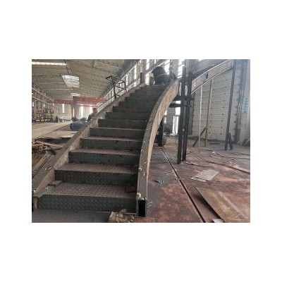 钢结构楼梯制作厂家 复式阁楼夹层钢结构楼梯 博泰钢构
