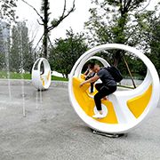 石家庄动感电车喷泉 公园景区引流健身娱乐设备