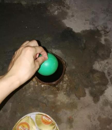 内蒙古管道检测通球50 75 110 160绿色塑料通水球