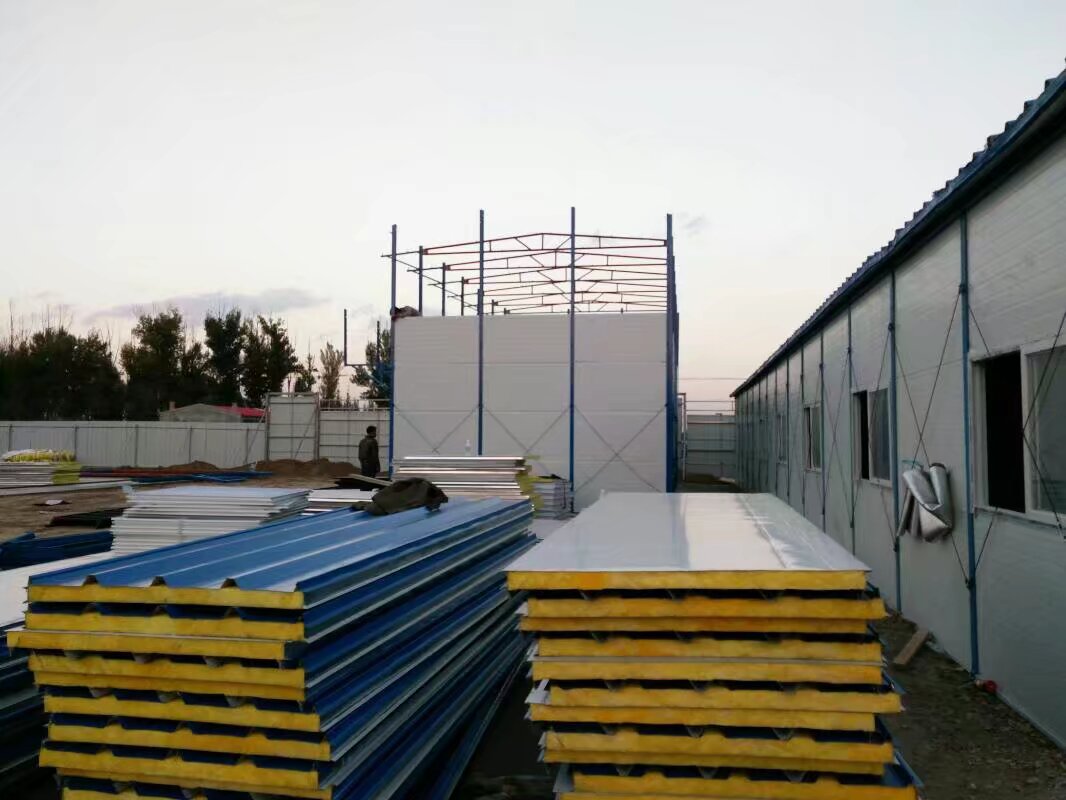 唐县临建彩钢活动房工程项目部打包箱房供应