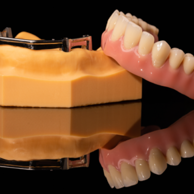 深圳定制种植义齿加工厂提供种植义齿 覆盖植杆的活动托