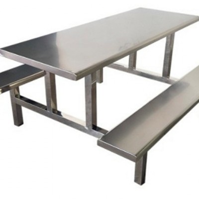 学校食堂餐桌椅 不锈钢加工制造 餐桌椅的使用寿命长